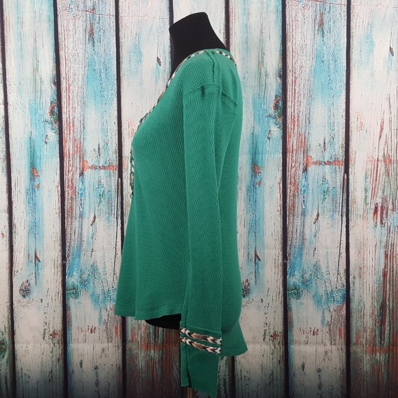 Free People Rainbow Long Sleeve Thermal Top - Picture 3 of 8